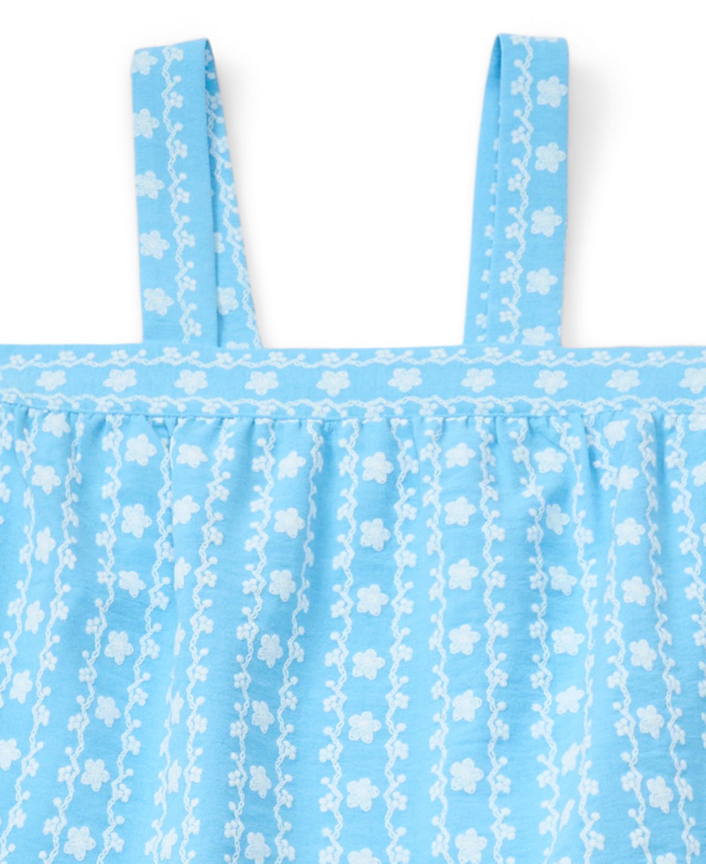 Топ CeCe Boxy Embroidered для девочек, цвет: Синий — фото 3