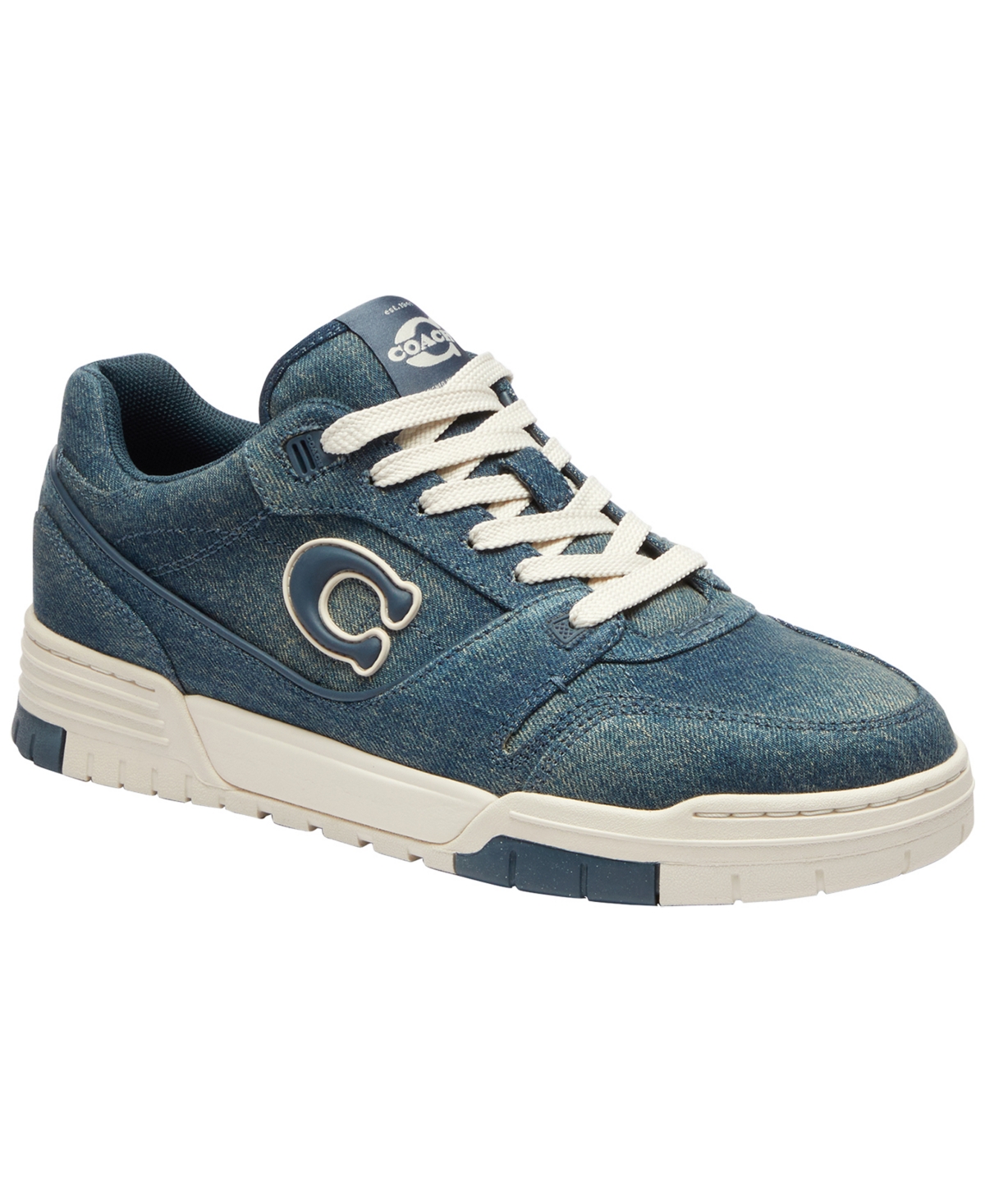 Coach Women's Soho Loved Denim Lace-Up Sneakers