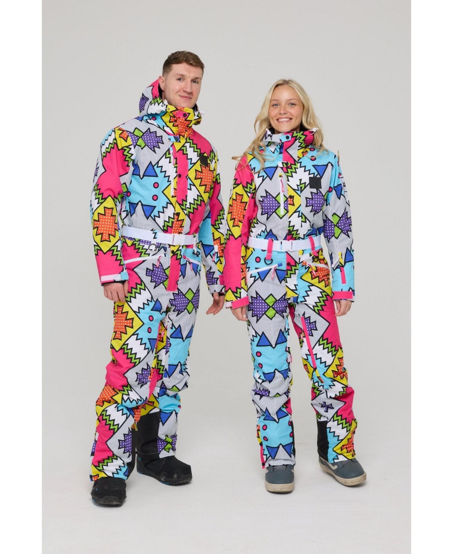 Женские куртки OOSC Day Tripper Ski Suit, цвет: Синий / Жёлтый — фото 4
