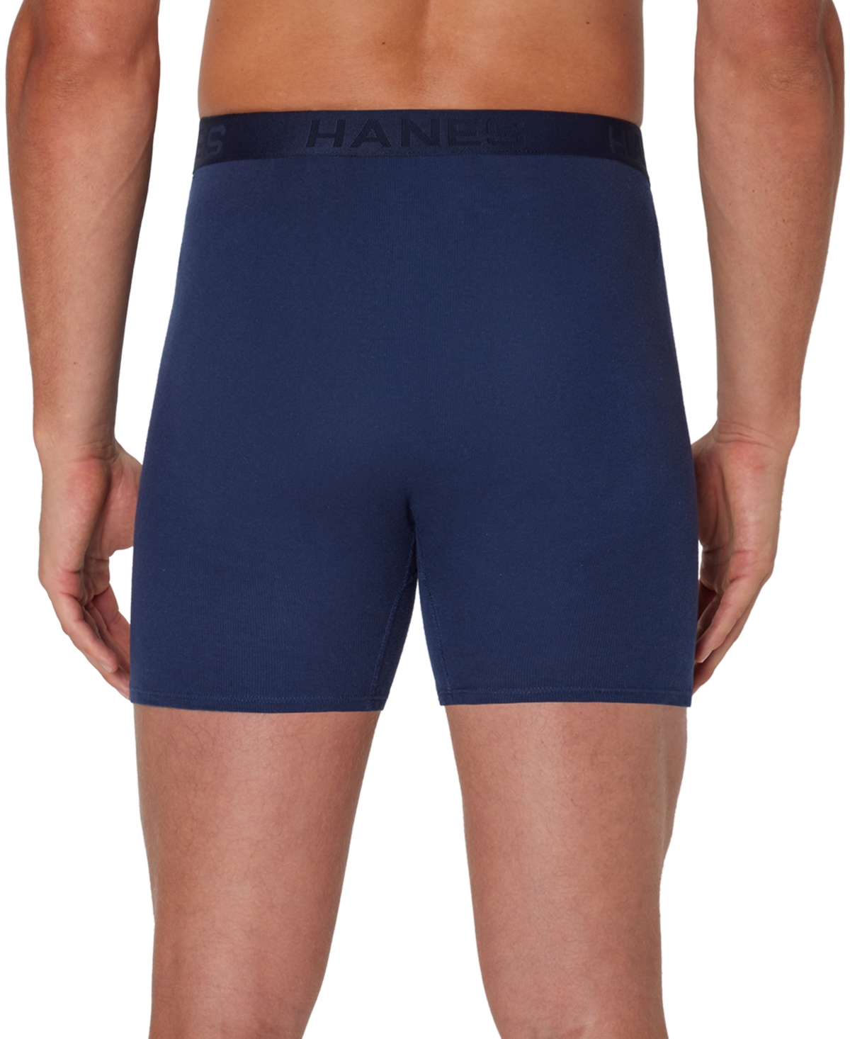 Hanes Men's Ultimate Solid Boxer Briefs, 4-Pack