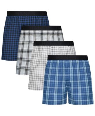Men's Printed Ultimate Boxers, 4-Pack
