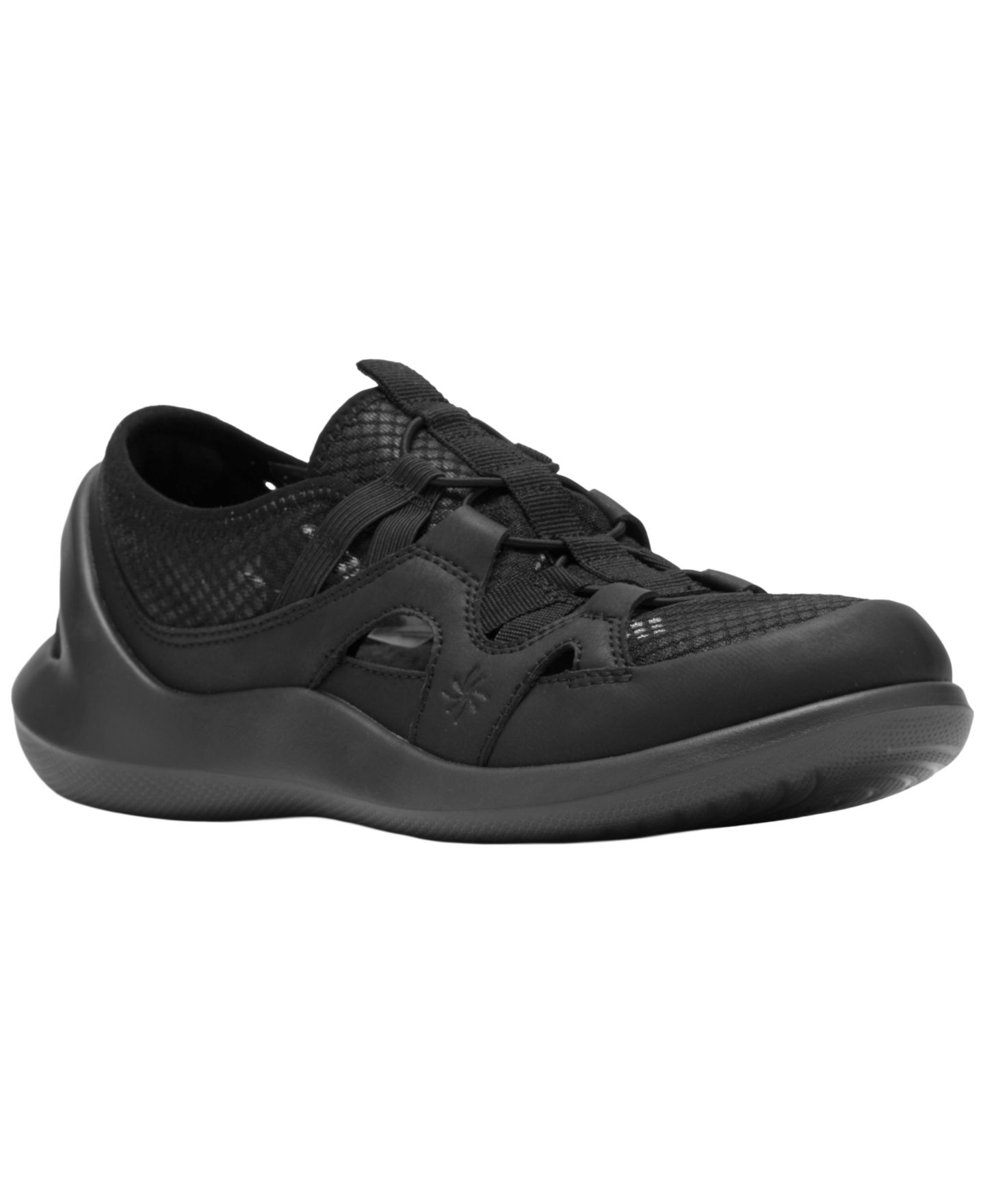 Женские кроссовки Clarks Cloudsteppers Solevana Step Slip On, цвет: Чёрный — фото 1