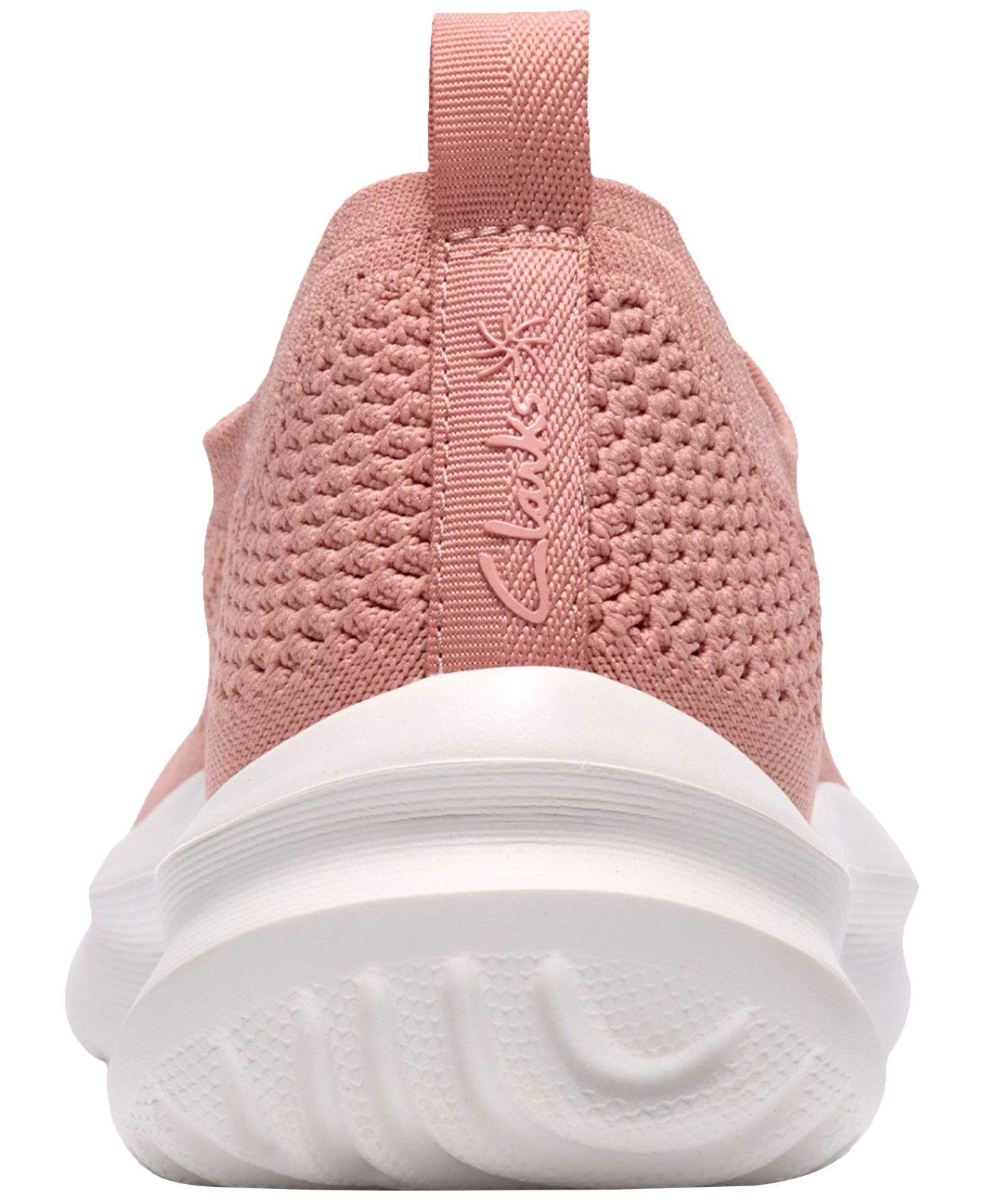 Женские кроссовки Clarks Cloudsteppers Solevana Knit Round Toe, цвет: Пыльный розовый — фото 3