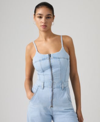 Women's Bustier Scoop Neck Jumpsuit