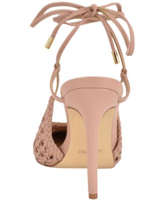 Women's Fessla Woven Tie-Up High Stiletto Pumps
