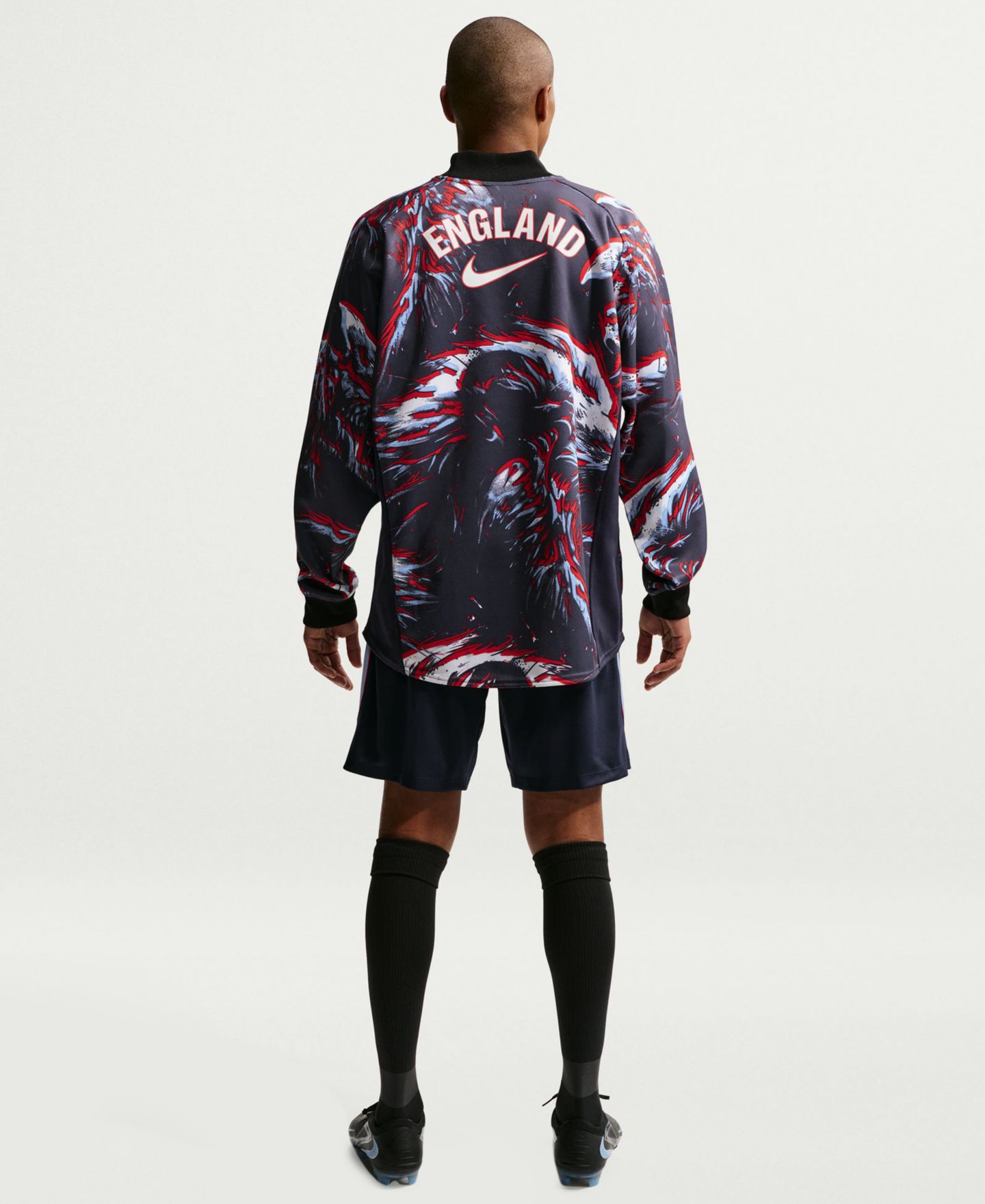 Мужские шорты Nike England Strike Soccer Dri-FIT Knit, цвет: Синий — фото 5