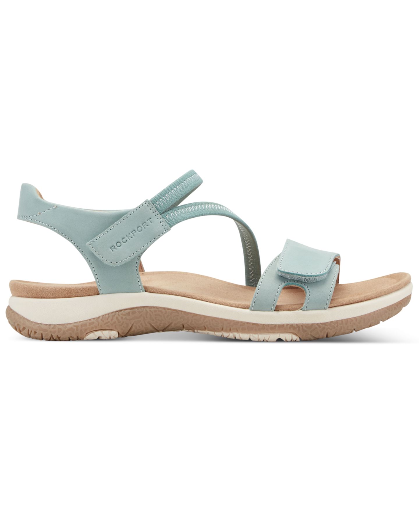 Женские сандалии Rockport Shevon Strappy Flat, цвет: Аквамариновый небесно-голубой — фото 2