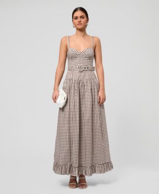 RACHEL Rachel Roy Women's Elodie Sweetheart Neck Maxi Dress - Macy's