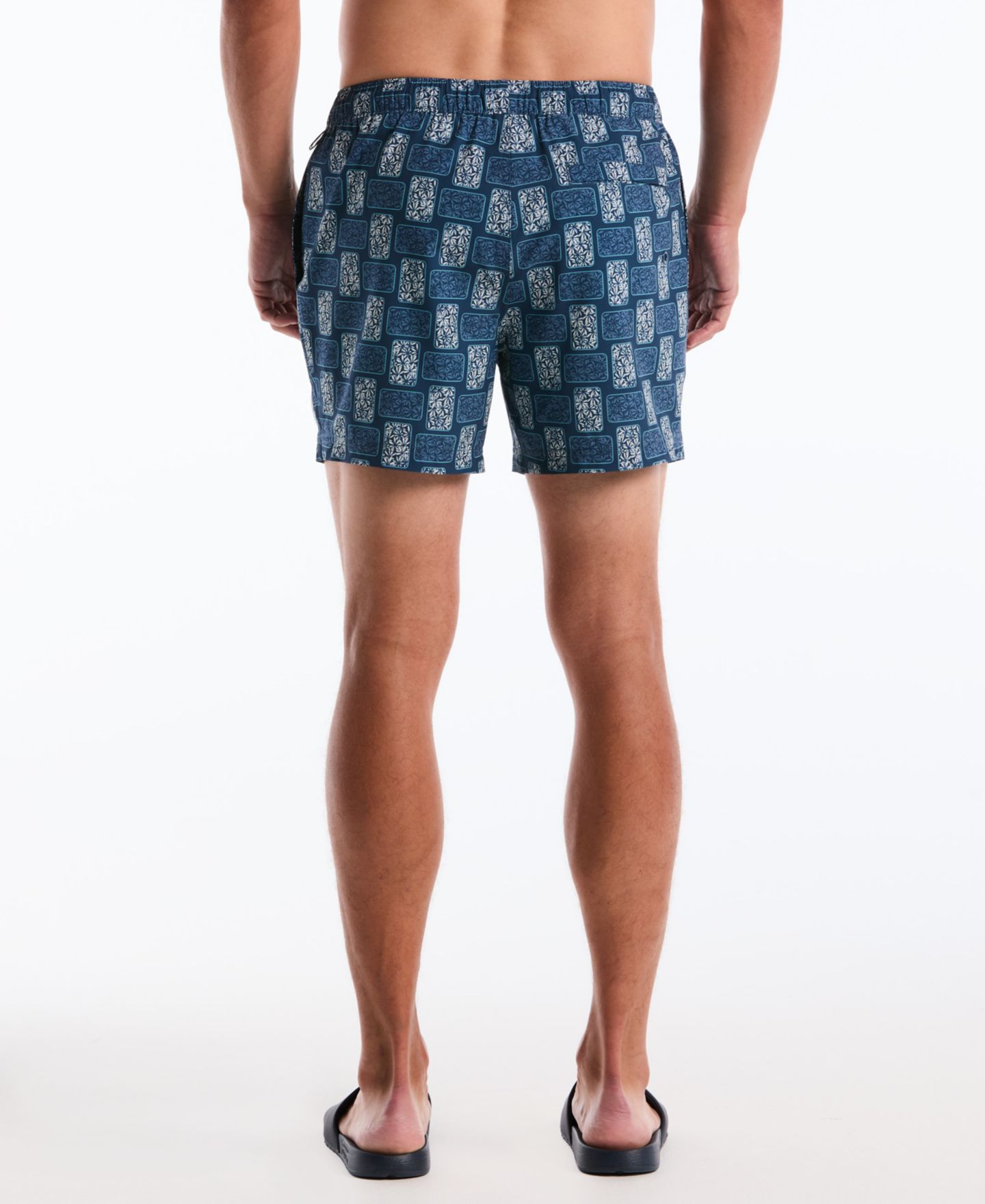 Плавки Block для мужчин — Original Penguin, цвет: Морской — фото 5