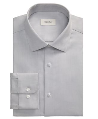 Men's Solid Regular-Fit Stretch Dress Shirt