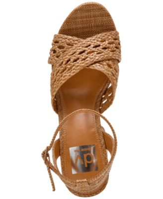 Women's Whisora Crossband Raffia Woven Platform Dress Sandals