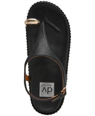 Women's Pacey Round Toe Ring Footbed Flat Sandals