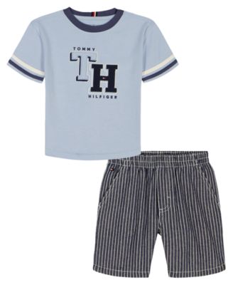 Boys' 2T-7 Short-Sleeve T-Shirt and Shorts, 2-Piece Set