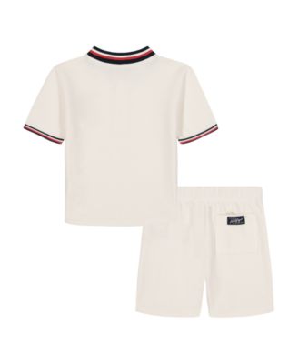 Boys' 2T-7 Short-Sleeve Polo Shirt and Shorts, 2-Piece Set