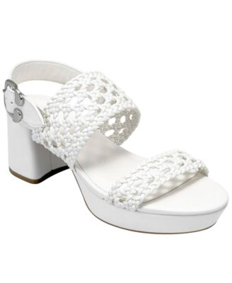 Women's Camera Open Toe Platform Sandals