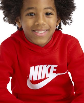 Boys' 4-7 Club Fleece Logo Long-Sleeve Hoodie and Sweatpants, 2-Piece Set