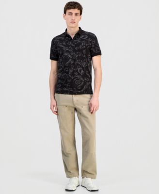 Men's Baroque Printed Polo Shirt