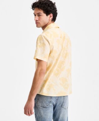 Men's Marina Floral-Print Short-Sleeve Shirt