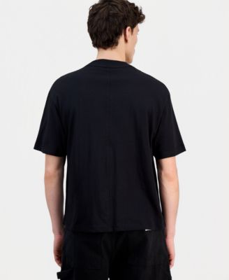 Men's Cotton Pocket Logo Crewneck T-Shirt