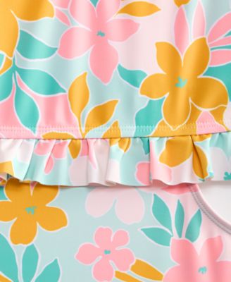 Girls' 7-16 Ruffle Monokini One-Piece Swimsuit