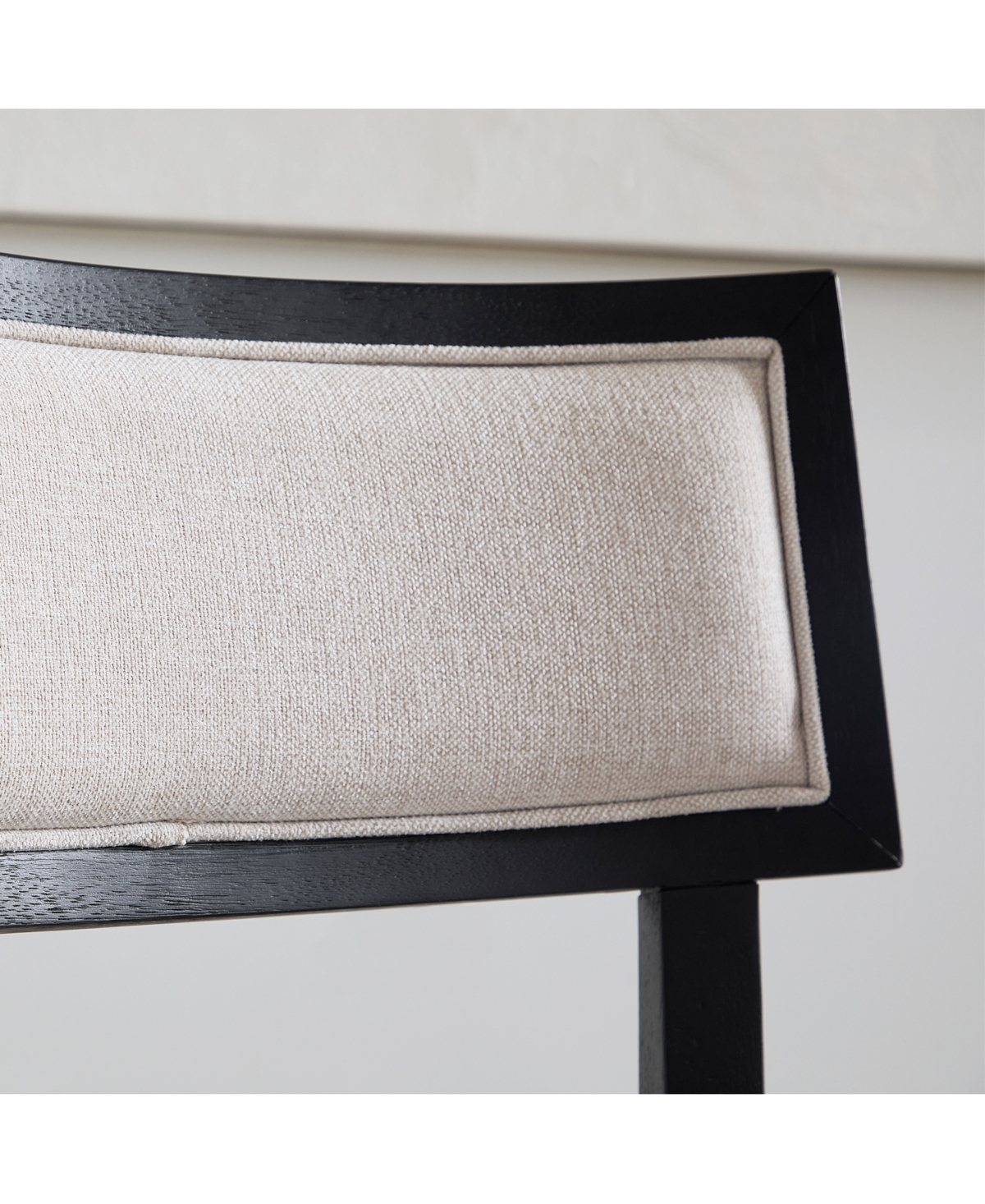 Abbyson Living Avery 38.1" 2 Piece Wood-Back Upholstered Counter Stools