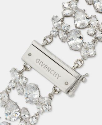 Cubic Zirconia Cluster Flex Bracelet