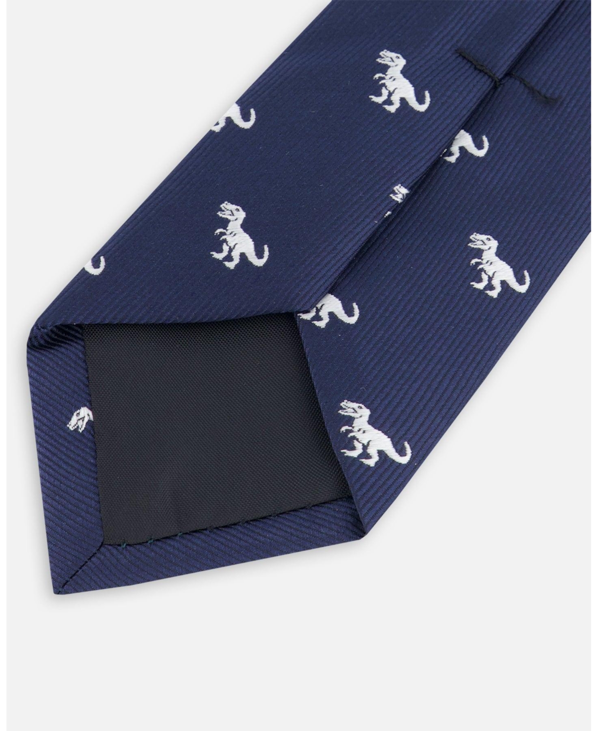 Deux par Boy Neck Tie Blue Dino Print - Toddler|Child
