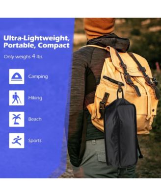 Folding Design High-Back Portable Camping Chair with Carry Bag, Pillow