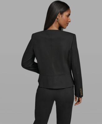 Women's Round Neck Cropped Jacket