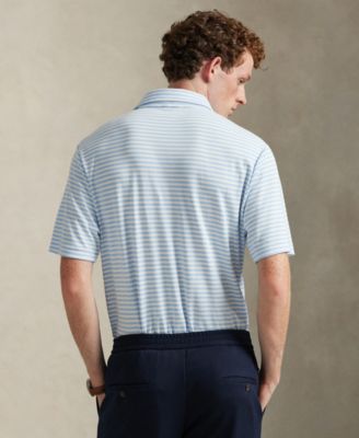 Men's Classic Striped Polo Shirt
