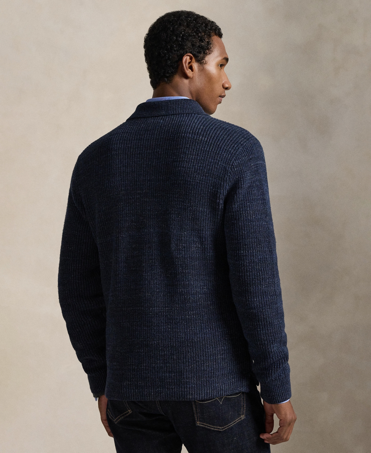 Polo Ralph Lauren Men's Collared Button-Front Cardigan