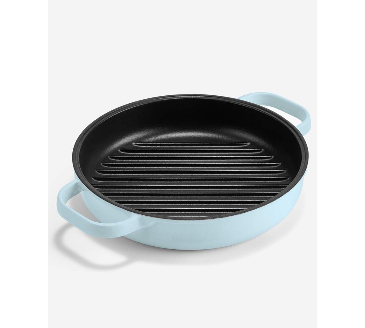 The Cellar Enameled Cast Iron 2-qt. Grill Pan, Macy's Exclusive In Blue