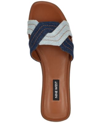 Women's Gammy Criss-Cross Flat Slip-On Sandals