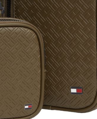 Men's Embossed Flag Sling Bag