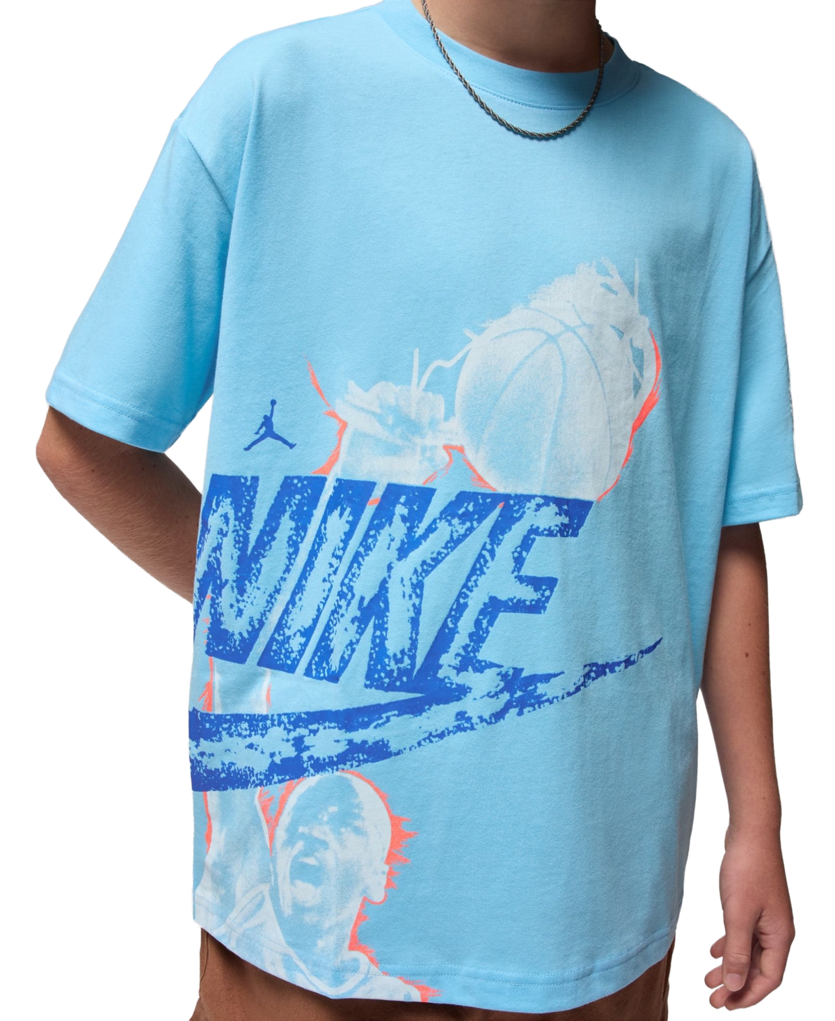 Jordan Boys 8-18 Graphic Detail Short Sleeve T-Shirt