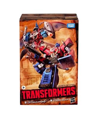 Optimus Prime & Starscream 2 Pack Transformers Hearts of Steel