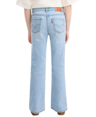 Girls' 7-16 Stitch Detail Flare Jeans