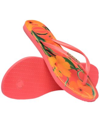 Women's Slim Tropical Round Toe Sandals