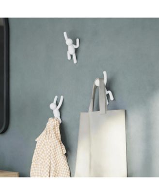 YIGII Wall Hooks Set of 3 - Fun Climbing Buddy Design for Hanging Clothes Accessories