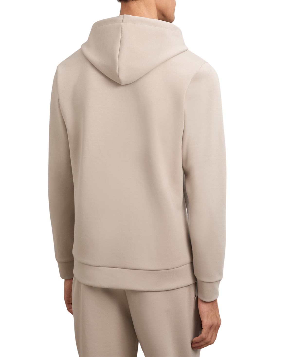 Reiss Men's Premium Interlock Drawstring Hoodie