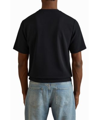 Men's Textured Crew-Neck T-Shirt