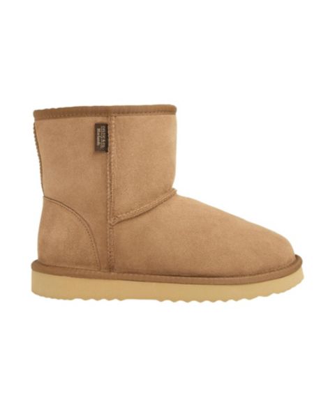 Женские тапочки Celtic & Co. Sheepskin Bootee Slippers, цвет: Каштановый