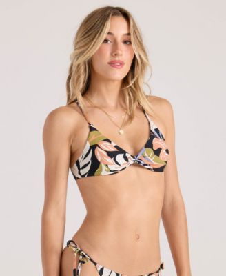 Women's Distant Tropic V-Neck Bikini Top