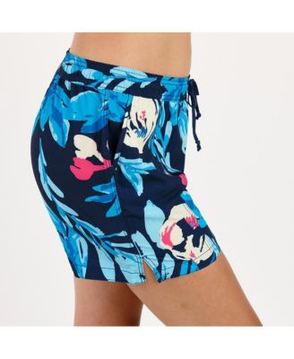 Calypsa Plus Size Chlorine Resistant 4" Board Shorts