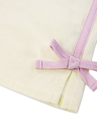 Girls' 7-16 Daisy Side Tie Round Neck Top