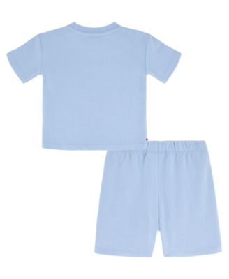 Baby Boys' Crewneck T-Shirt and French Terry Shorts, 2-Piece Set