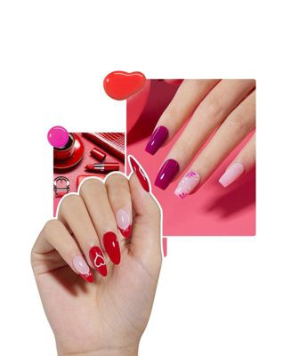 Red Gel Nail Polish Winter Gel Polish Set 6 Colors