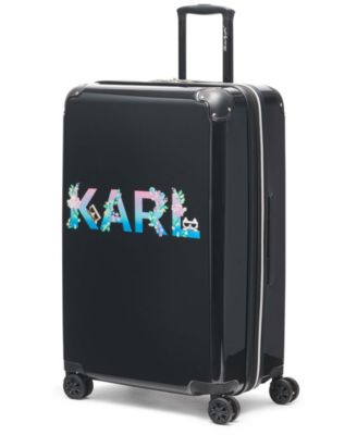 Flowers Large Upright Suitcase