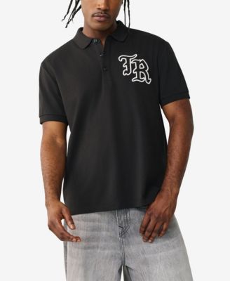 Men's Short-Sleeve Embroidered Polo Shirt