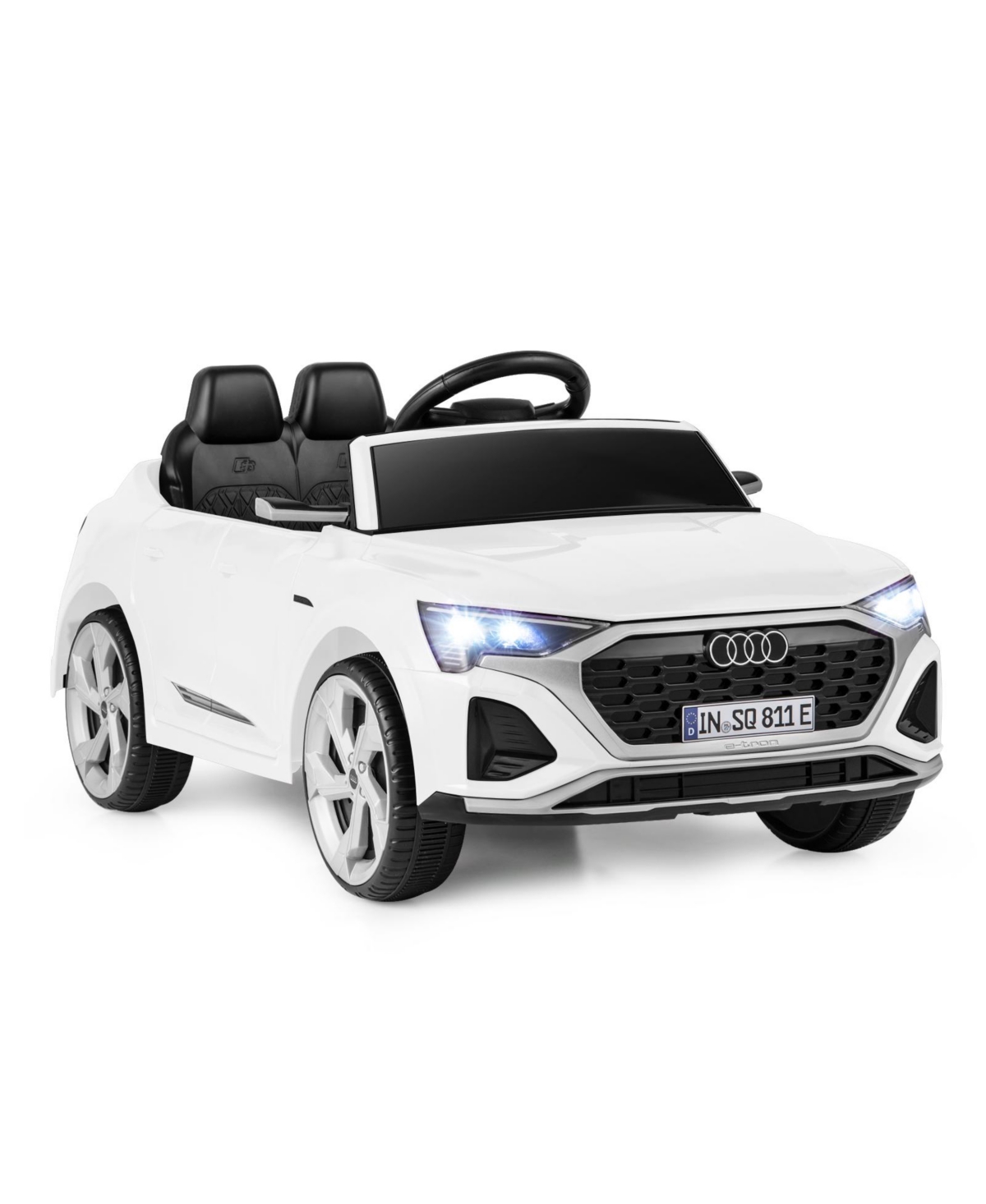 Sugift 12V Kids Ride on Car Licensed Audi SQ8 with Remote Control and 3 Speeds